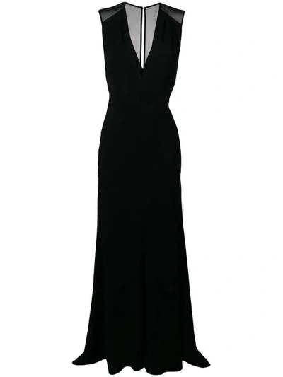Victoria Beckham Langes Abendkleid - Schwarz In Black