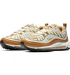 Nike Air Max 98 Running Shoe In Phantom/ Beach/ Wheat/ Silver