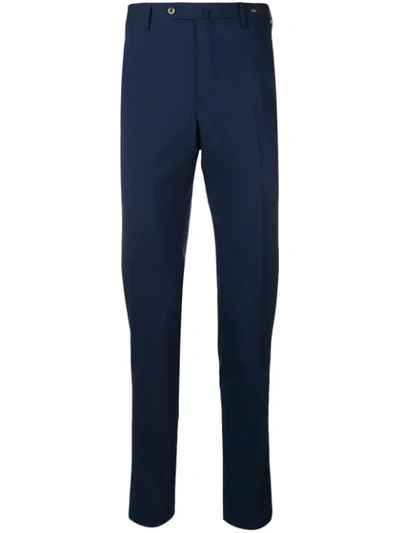 Pt01 Straight-leg Trousers In Blue