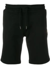 Colmar Side Logo Patch Track Shorts In Black