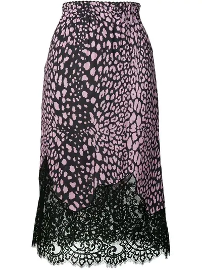 Mcq By Alexander Mcqueen Mcq Alexander Mcqueen Leopard-print Skirt - Black