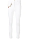Elisabetta Franchi Charms Detail Skinny Jeans - White