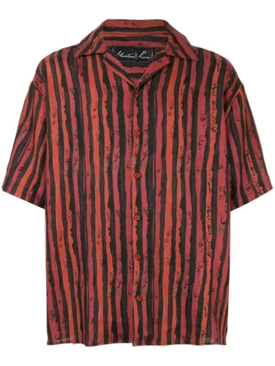 Martine Rose All-over Print Shirt In Red