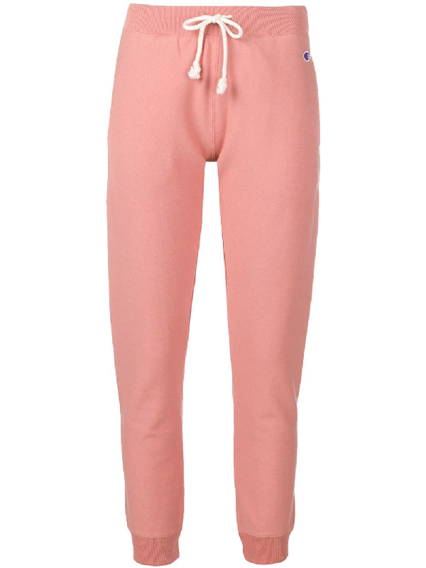 pink champion track pants