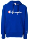 Champion Logo Hoodie - Blue