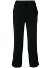 Alberto Biani High-rise Cropped Trousers - Black