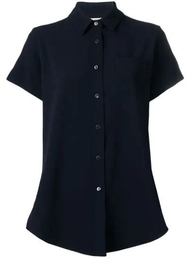 Alberto Biani Chest Pocket Shirt - Blue