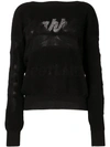 Barrie Logo Embroidered Sweater In Black