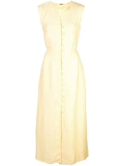 Cult Gaia Long Gia Dress In Yellow | ModeSens