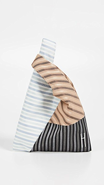 Hayward Mini Shopper Bag In Multi Stripe