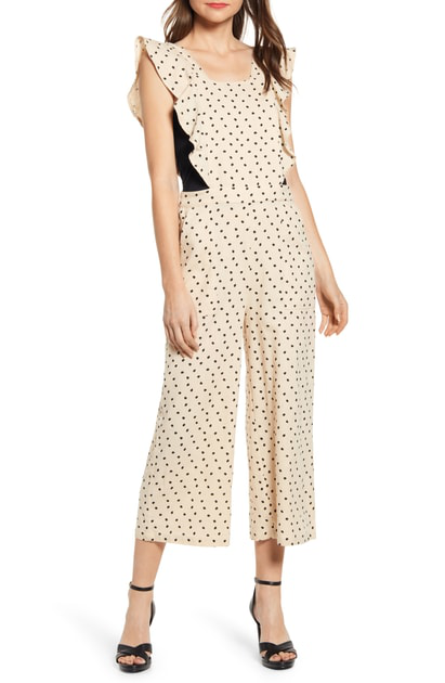 minkpink pip ruffle jumpsuit