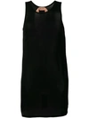 N°21 Jersey Tank Top In Black