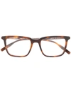 Montblanc Mb0011o 002 Havana Glasses - Brown