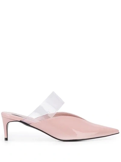 Stella Mccartney Pointed Mules In Pink