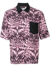 Aries Printed Button-up Shirt - Pink