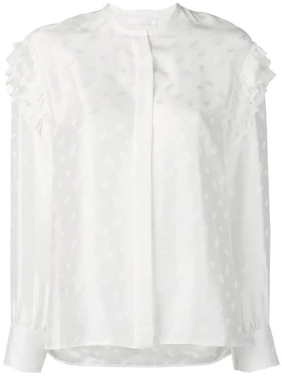 Chloé Printed Shirt In White