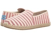 Toms , Red Woven Stripe