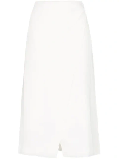 Beaufille Kari Pleated Midi Skirt - White