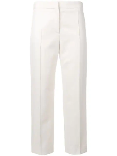 Pringle Of Scotland Slim Tailored Trousers In Neutrals