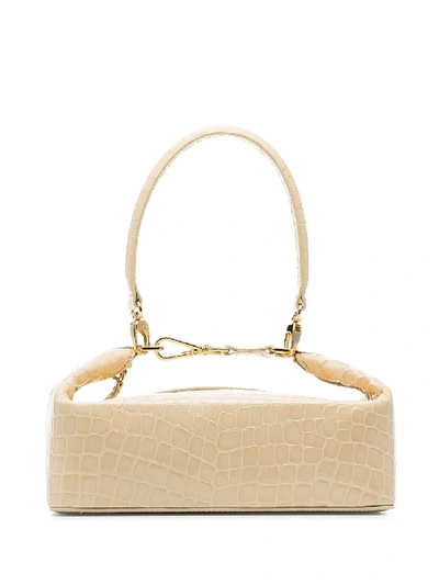 Rejina Pyo Olivia Embossed Leather Tote In Neutrals
