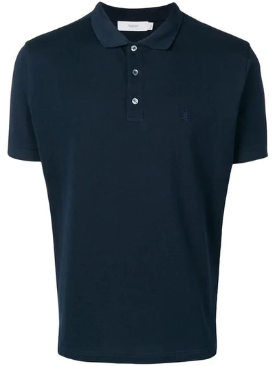 Pringle Of Scotland Classic Polo Shirt In Blue