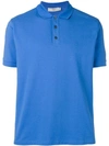 Pringle Of Scotland Logo Polo Shirt In Blue