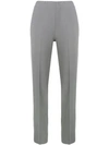 D-exterior Mid Rise Tailored Trousers In Grey