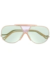 Chloé Willis Aviator-frame Sunglasses In Neutrals