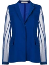 D-exterior Lightweight Fitted Jacket In Blue
