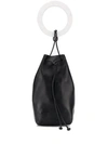 Jil Sander Beuteltasche Mit Armband - Schwarz In Black