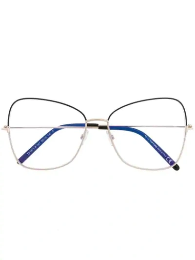 Tom Ford Square-framed Glasses In Black