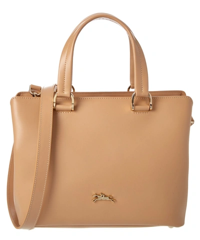 Longchamp Honore 404 Small Leather Tote' In Beige | ModeSens