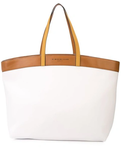 Simon Miller Medium Tent Tote Bag In White