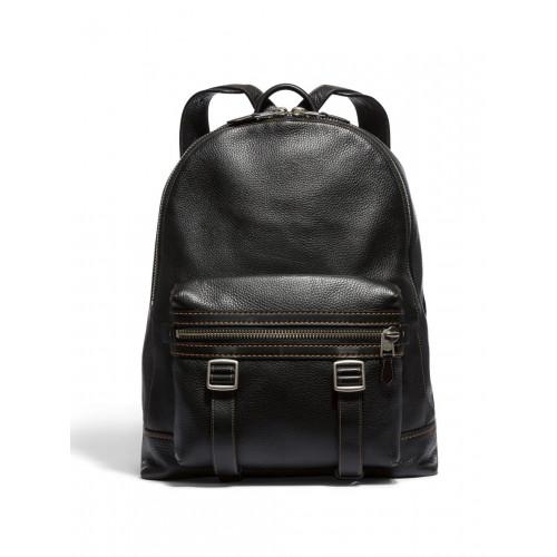 Coach Flag Backpack In Pebble Leather In : Black/black | ModeSens