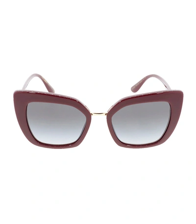 Dolce & Gabbana Bordeaux Devotion Sunglasses