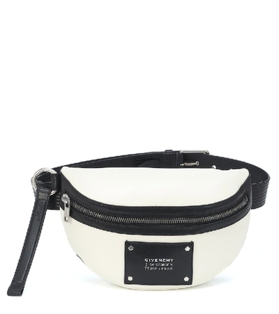 Givenchy Tag Leather Belt Bag In White