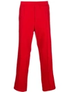 Gucci Side Stripe Joggers In Red