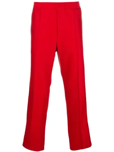 Gucci Side Stripe Joggers In Red