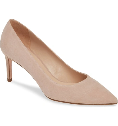 Stuart Weitzman Women's Leigh Pointed-toe Pumps In Dolce Suede