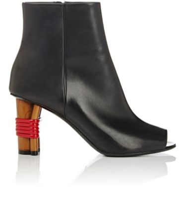 balenciaga peep toe bootie