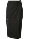 Boyarovskaya Hybrid Pencil Skirt In Black