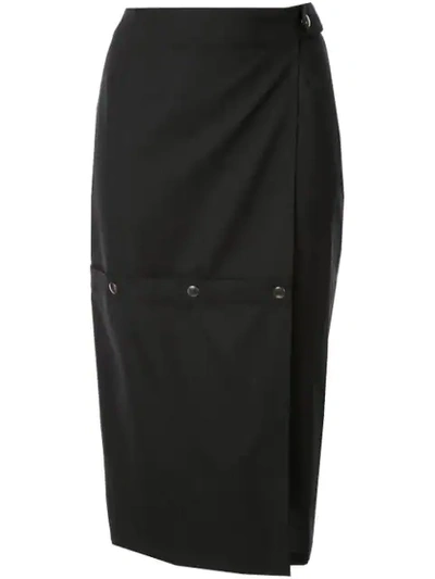 Boyarovskaya Hybrid Pencil Skirt In Black