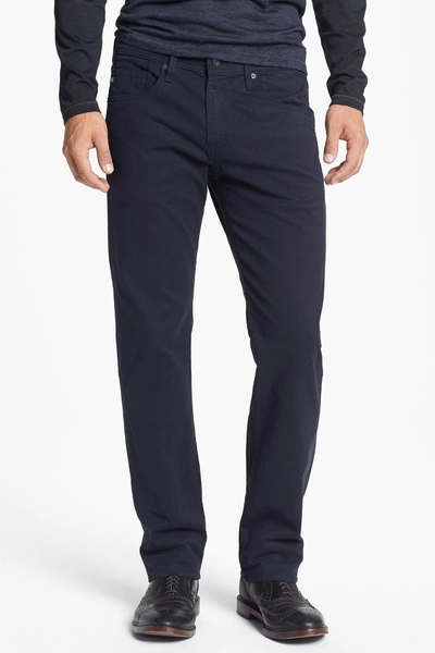 Ag Graduate New Tapered Fit Twill Pants In Ntm Night