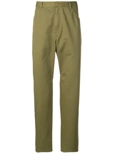 Apc Chino Trousers In Green