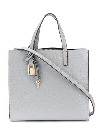 Marc Jacobs The Grind Mini Tote Bag In Grey