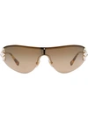 Miu Miu Eyewear  Noir Frames - Gold