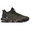 Nike Men's Lebron 16 Low Basketball Shoes In Green