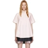 Thom Browne Short-sleeve Oxford Shirt Dress In Pink