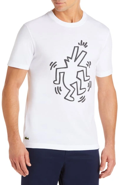 Lacoste x keith top haring t shirt