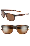 Nike Essential Endeavor 57mm Square Sunglasses In Matte Tortoise/ Brown